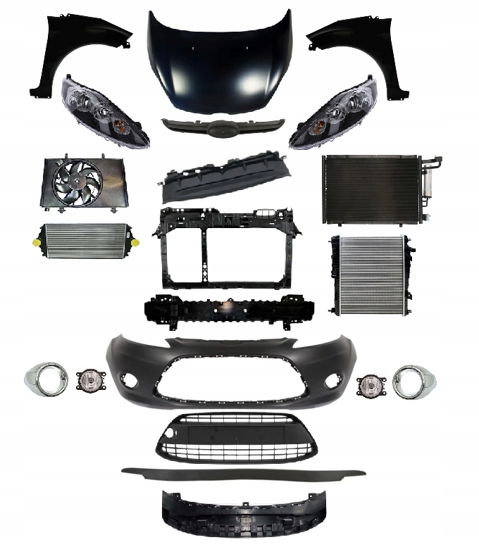 фото №1, Ford fiesta ja8 2008-2013 kompletny перед капот