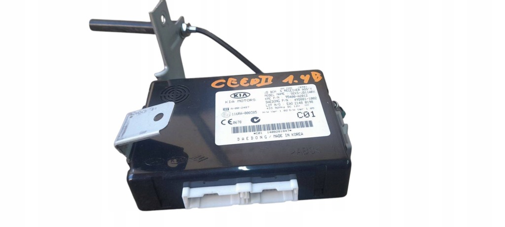 фото №2, Модуль bcm kia ceed ii 95400a2012 2012 do 2015 rok