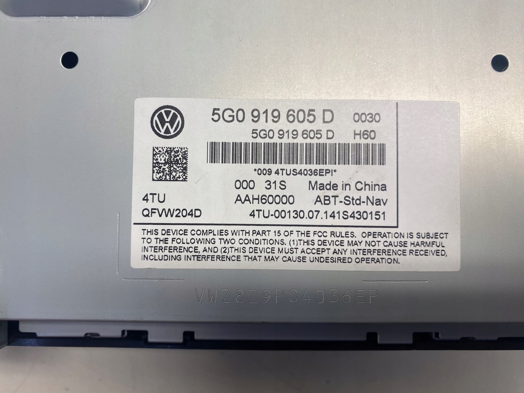 фото №7, Vw golf vii екран дисплей зчитувач навігації