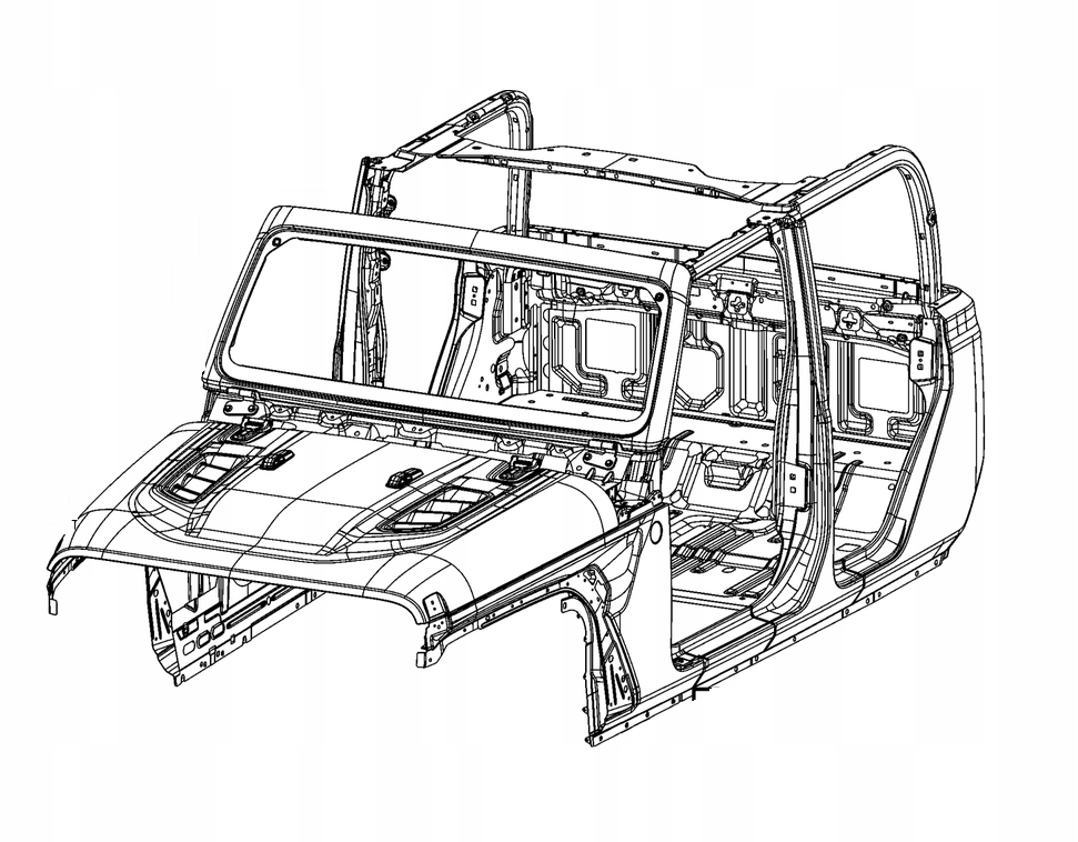 фото №1, Кузов чверть поріг блок двигуна крила gladiator 68346522ac 68346523ac