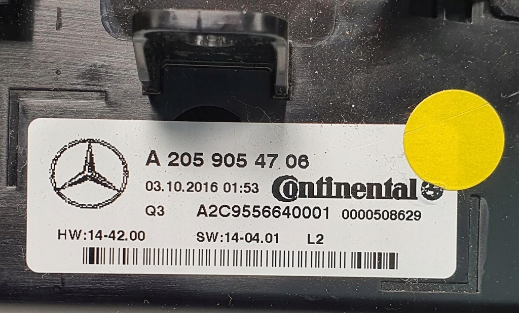 фото №7, Панель керування вентиляція mercedes glc w253