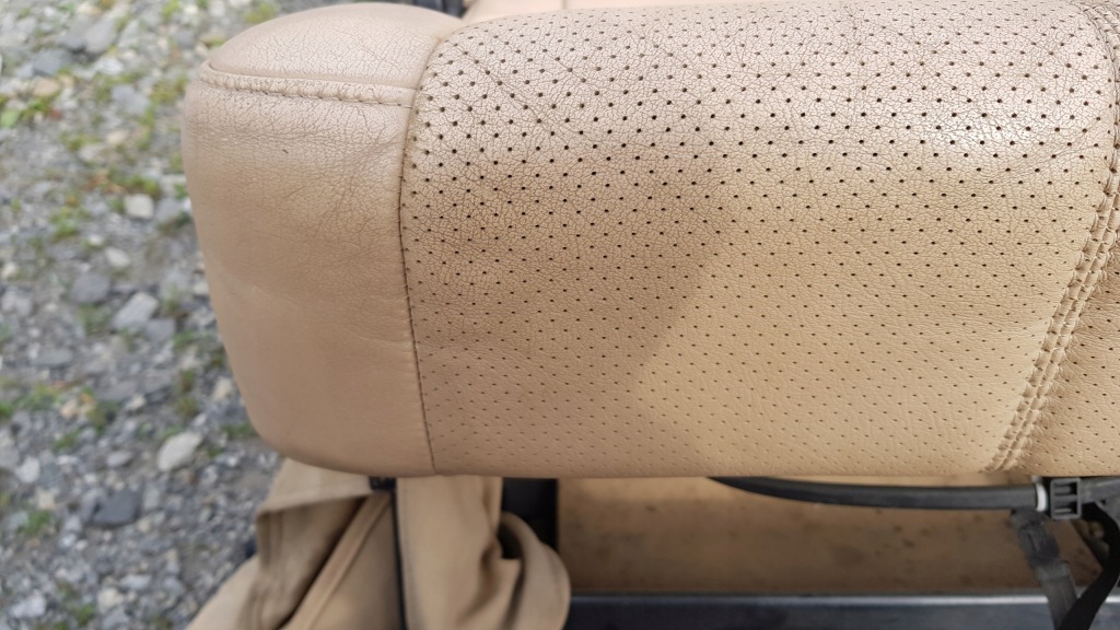 фото №15, Mercedes w163 ml сидіння заднє сидіння задня шкіра шкіряний спинка