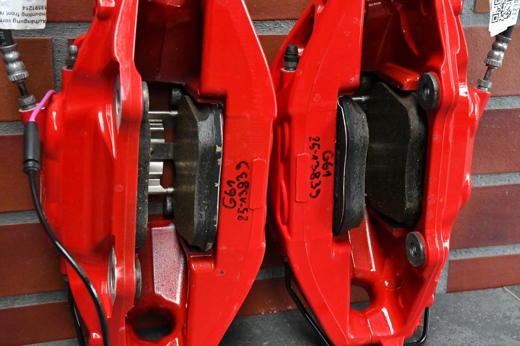 фото №14, Тормоза тормозные диски суппорт bmw 5 g60 g61 x3 g45 m-pakiet 374x36 красные