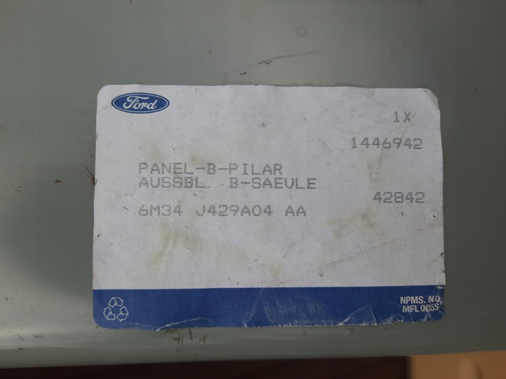 фото №5, Блок двигателя наружный правый ford ranger 09-12 1446942