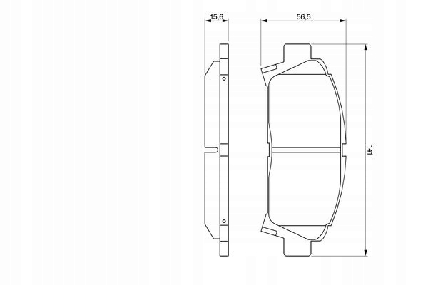 Гальмівні колодки гальмівні перед bosch do toyota mr2 ii 2.0 Київ