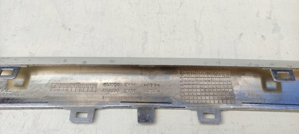 фото №7, Mini cooper f54 15- clubman хром молдинг бампера перед bz/b15