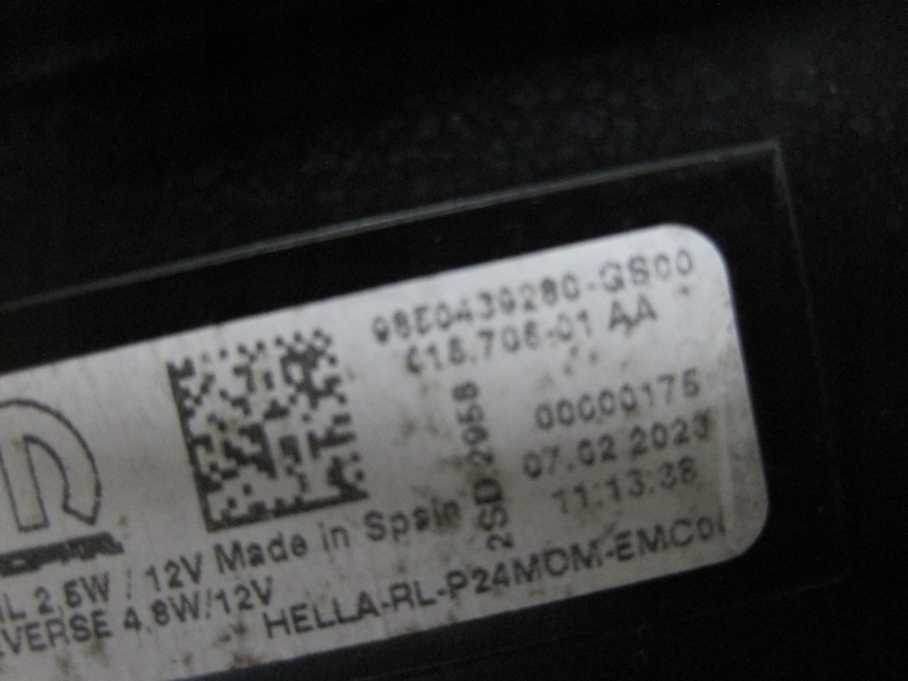 Лампа лампи peugeot 2008 ii рестайлінг  9850438380 9850439280 Ціна