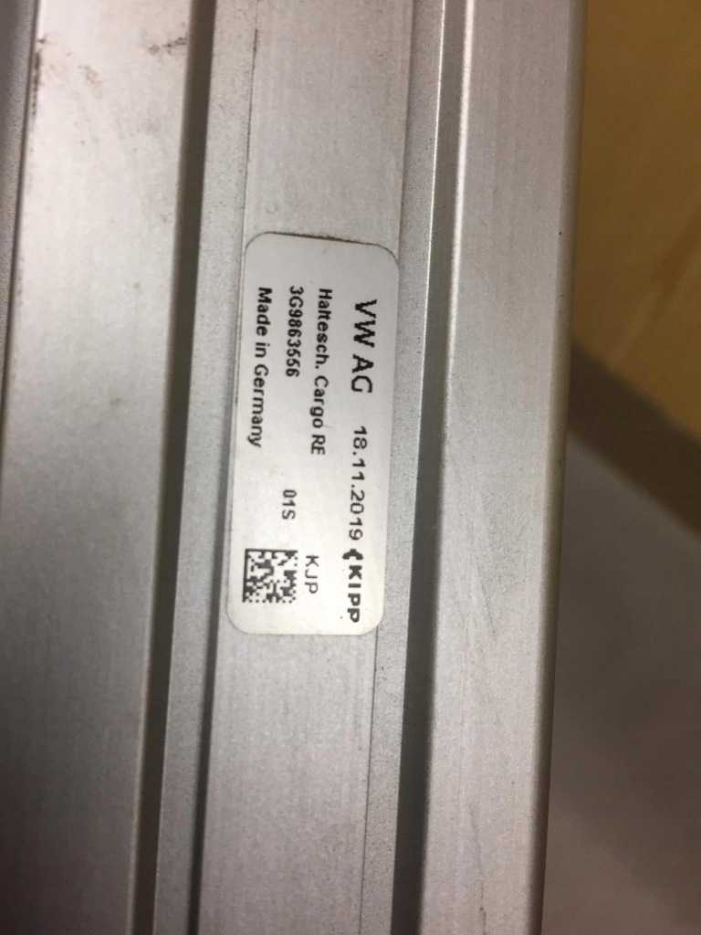 фото №11, Vw passat b8 направляющая багажника 3g9863556 3g9863555