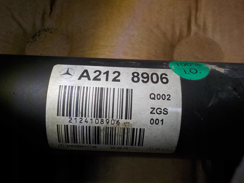 фото №11, Mercedes w212 wał приводной 2124108906