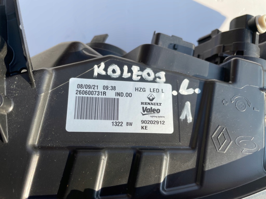 фото №2, Renault koleos ii 17-20 full led pure vision ліва