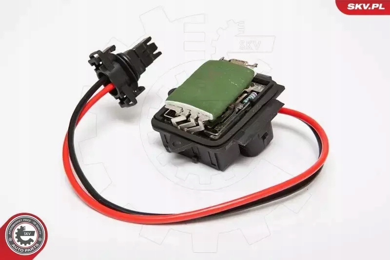 фото №12, Skv резистор вентилятор - renault scenic i - 7701046943