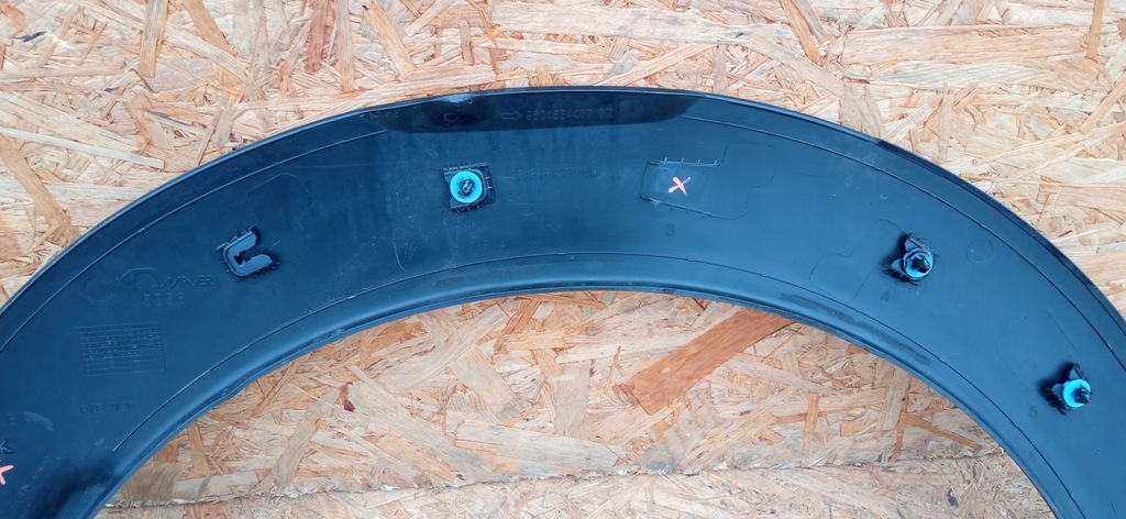 фото №10, Citroen c4 cactus 14- молдинг крыла левый задняя 9801554477