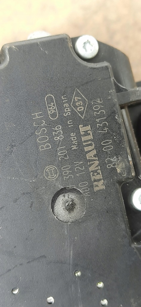 фото №5, Механізм двигун моторчик двірники задня задній rena kangoo ii 8200431392