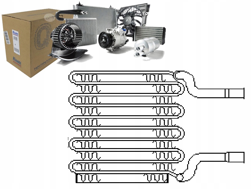 фото №9, Испаритель кондиционера 92017/nis