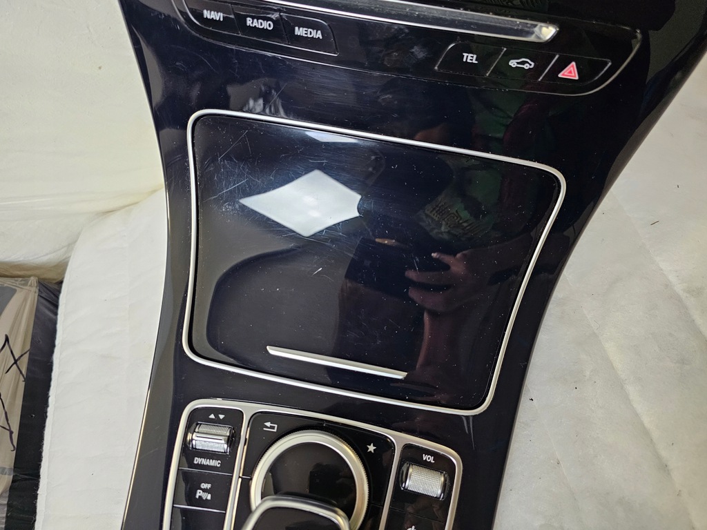 фото №6, Dekor тунель панель середній керування перемикач консолі mercedes w205