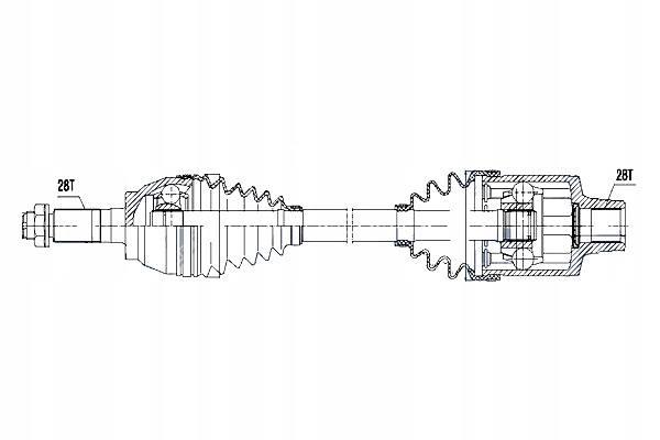 Nty привідний вал привідна mazda 3 1.6td mzrcd 09- права Ціна