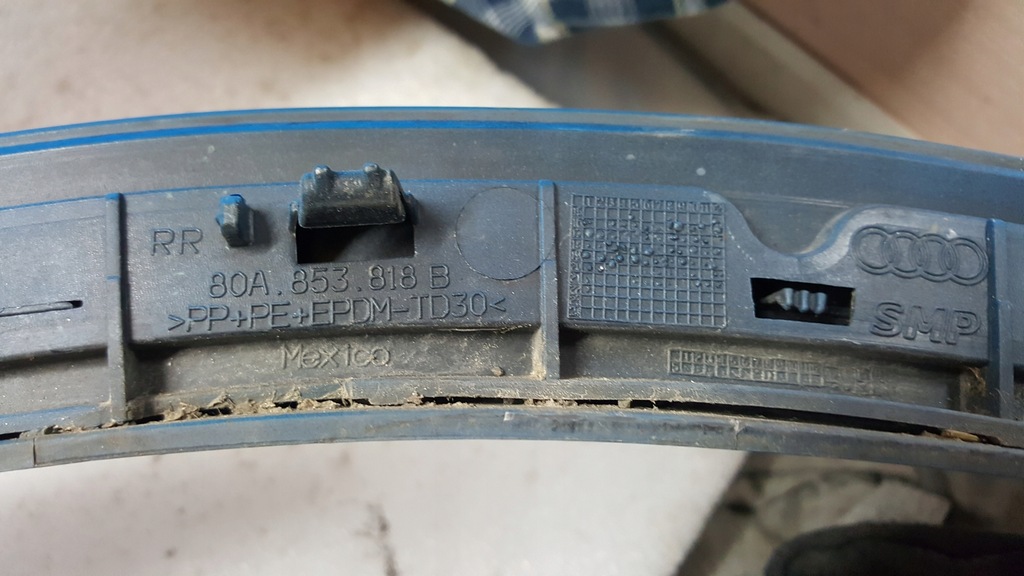 фото №14, Молдинг крила правий задня audi q5 80a853818b демонтаж