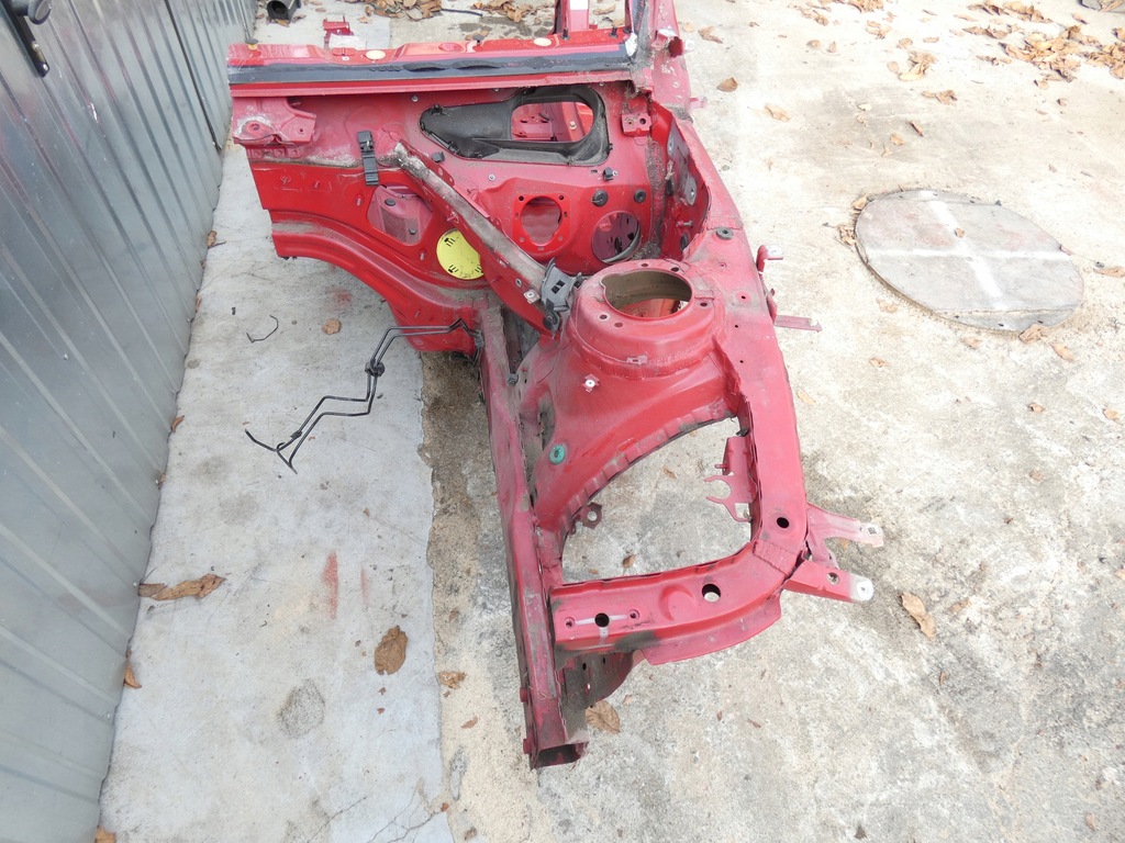 фото №4, Bmw f30 f31 четверть лонжерон левый перед блок двигателя a75 melbourne rot