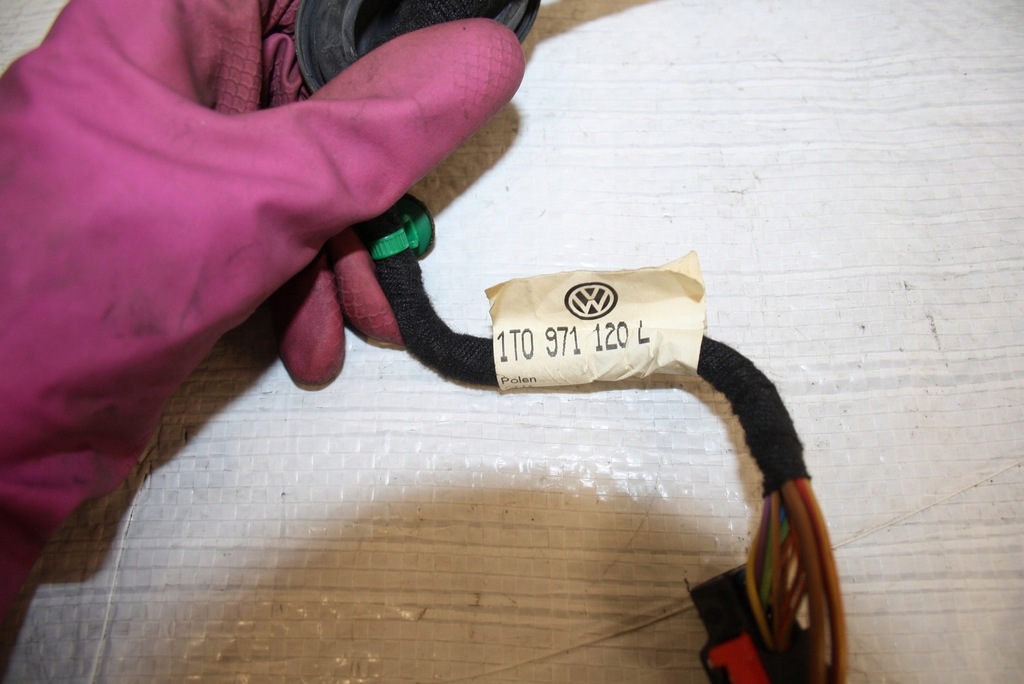 фото №13, Vw touran електропроводка джгут двері перед задня