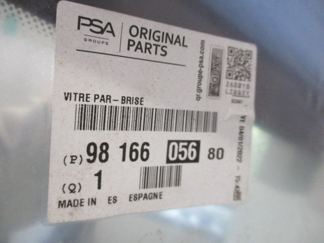 фото №4, Peugeot rifter стекло лобовое передняя 2018 rok nowa оригинальная 9816605680