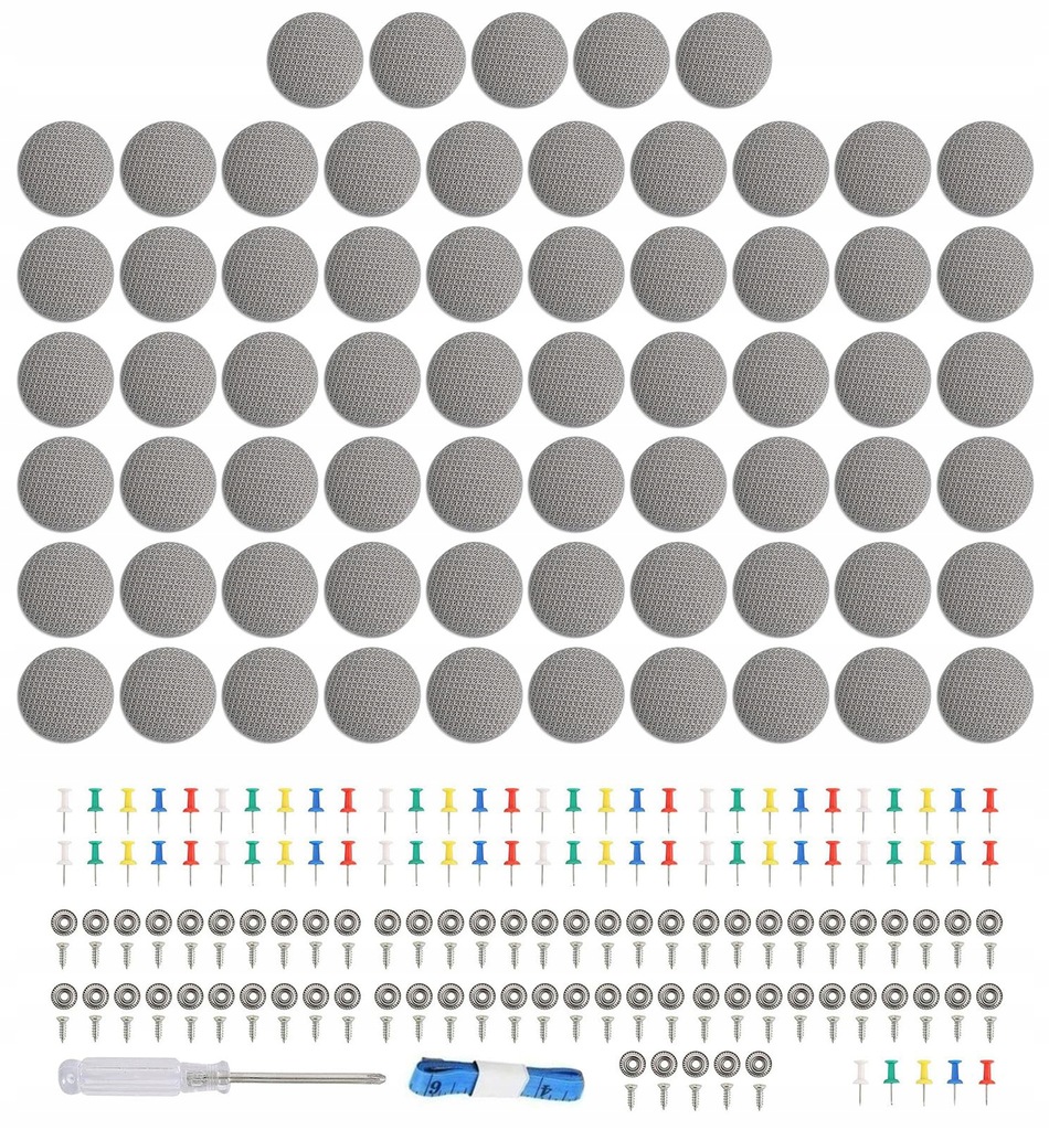 фото №7, Набор ремонтный do потолочный автомобильный светло-серый do ремонта 100szt