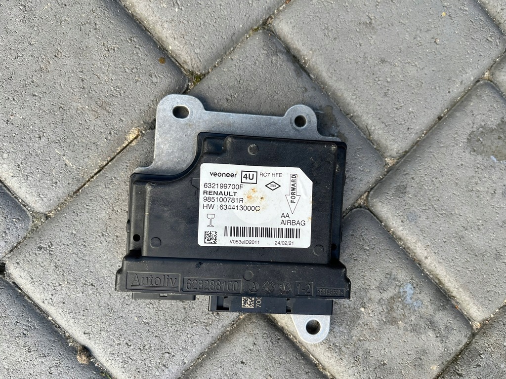фото №1, Модуль датчик подушок подушка безпеки renault kadjar 632199700