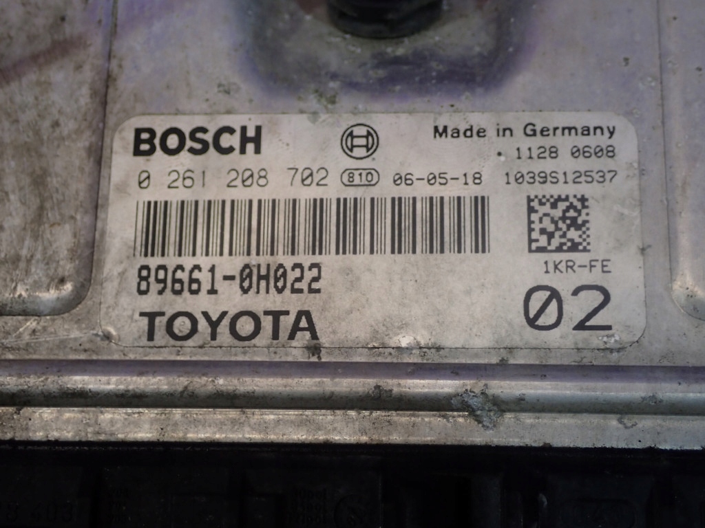 фото №5, Citroen c1 i 06-08 1.0 68km бортовой компьютер двигателя 89661-0h022