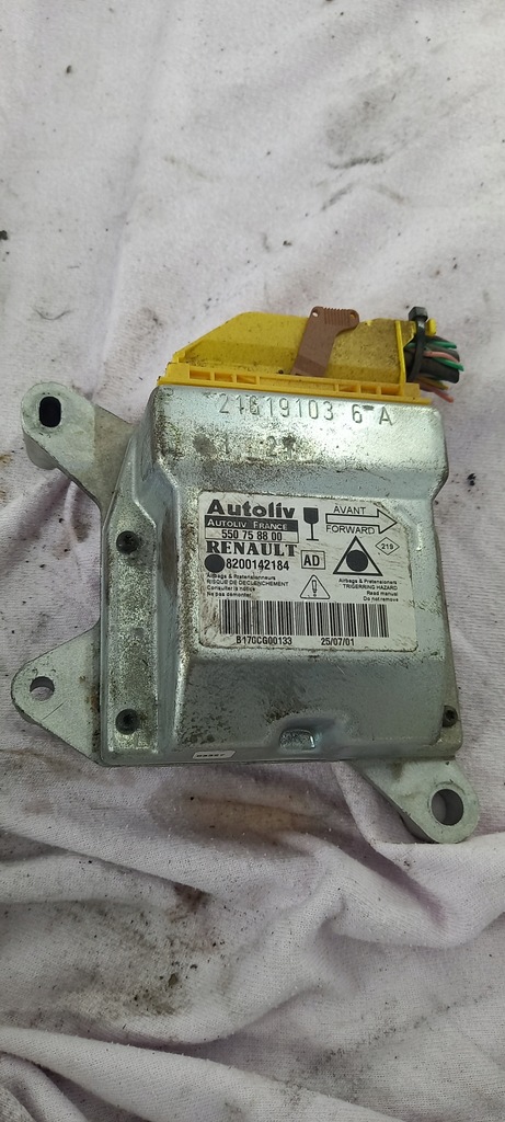 фото №2, Датчик подушка безопасности renault laguna 01r ii kombi