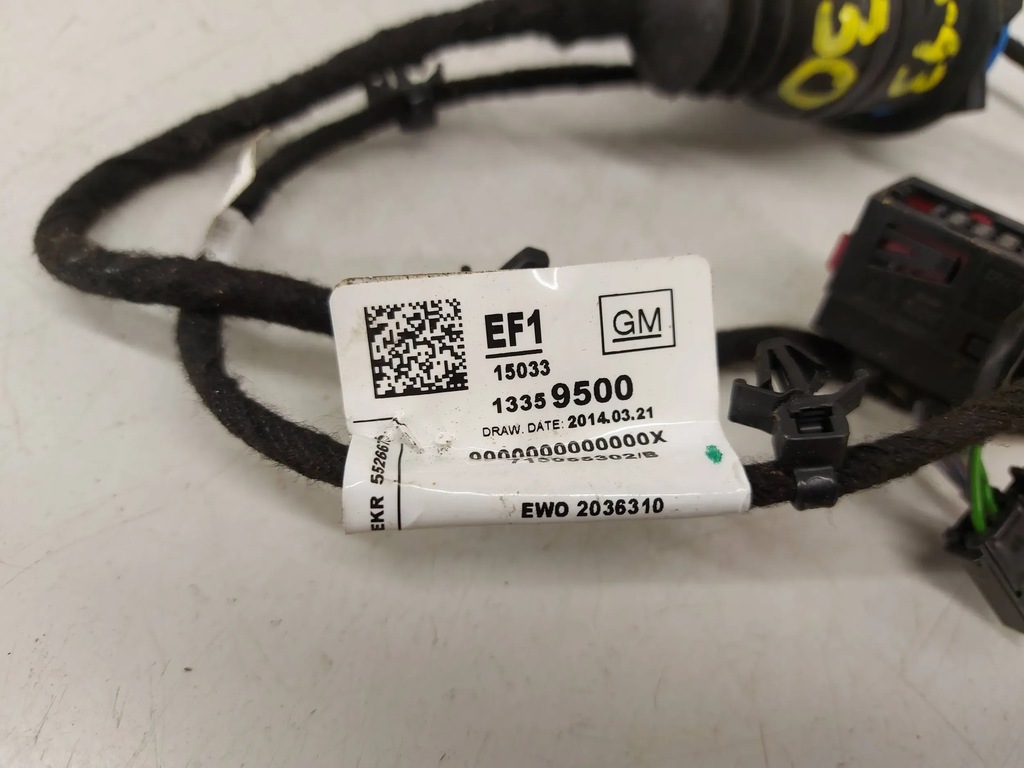 фото №7, Opel corsa e джгут двері задніх задня електропроводка