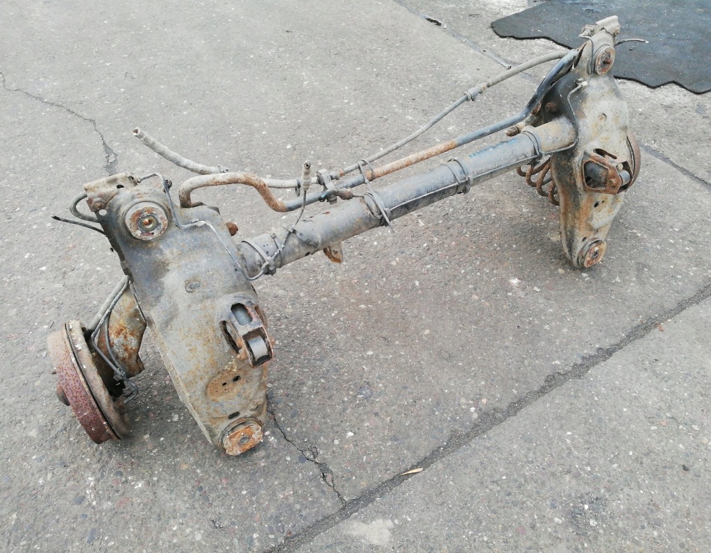 фото №1, Балка oś задняя подвеска fiat multipla тормозные барабаны