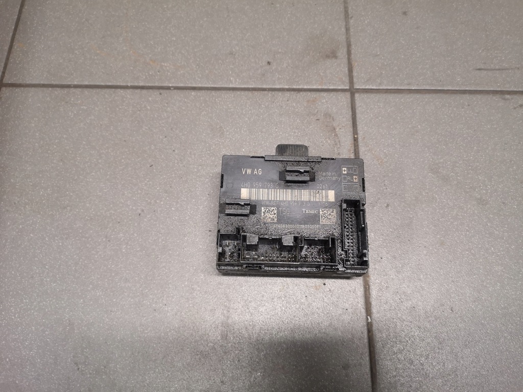 фото №1, Модуль дверь левый audi a8 d4 4h0959793g