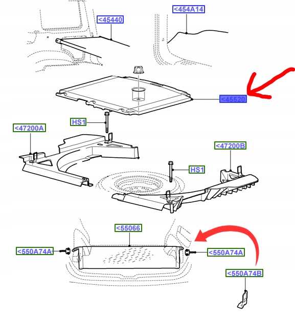 фото №1, Плита підлога вантажу ford maverick 2001-06