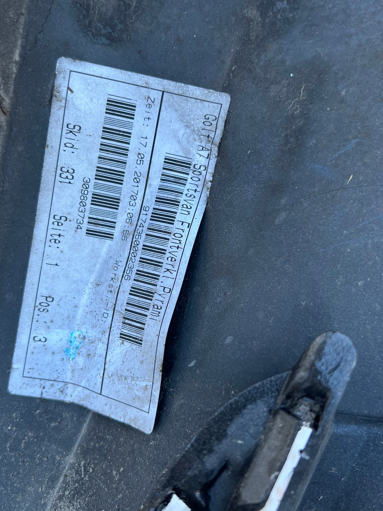 фото №13, Бампер передний перед vw golf vii 7 sportsvan 510