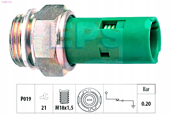 фото №1, Eps 1.800.110 вимикач тисковий оливи
