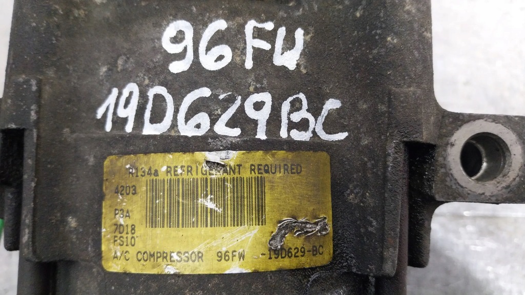 фото №5, Компресор кондиціонера 96fw-19d629-bc fiesta mk4 mk5 puma mk1 1.25 1.4 1.6b