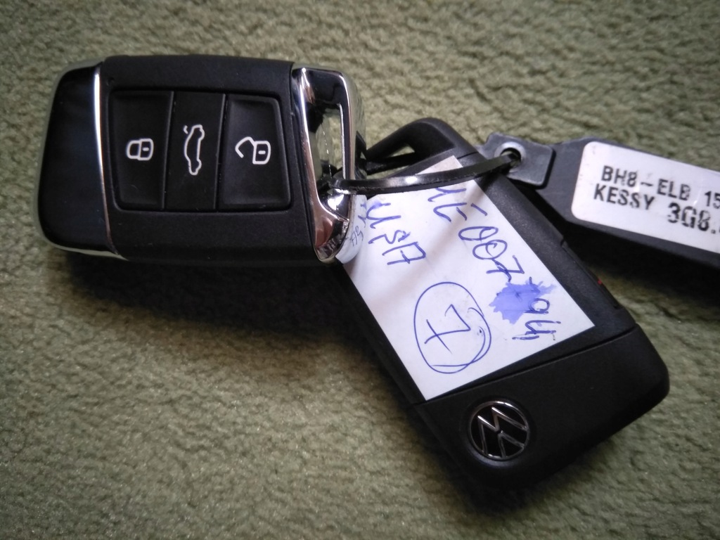 фото №12, Vw arteon fl набір імобілайзер kpl ключі прилади 3g0920420b бортовий комп'ютер 06k907425j