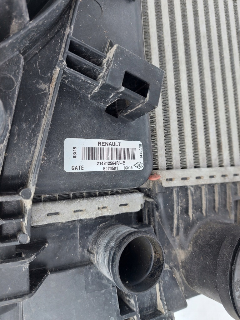 Master 3 комплект радиатор 2.3 dci вентиляторы с Разборки