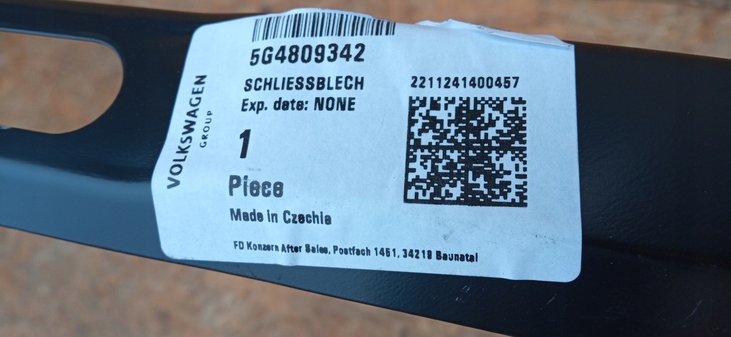 фото №9, Vw golf vii 12- молдинг порог усилитель внутреннее правое nowe 5g4809342