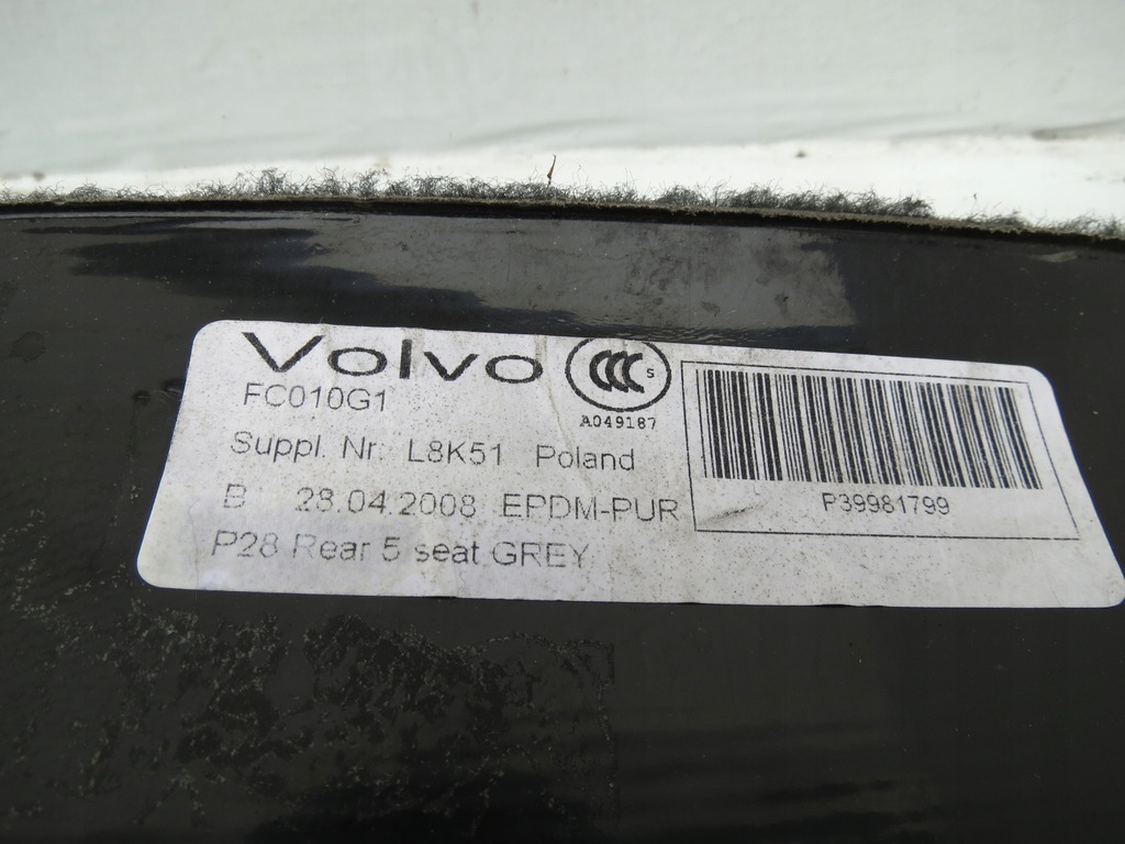 фото №11, Обшивка мат салона задняя задняя volvo xc90 i