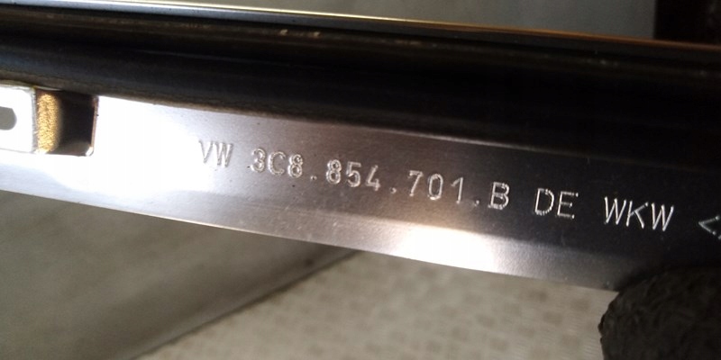 фото №9, Vw passat cc молдинг дахова ліва хром 3c8854701b