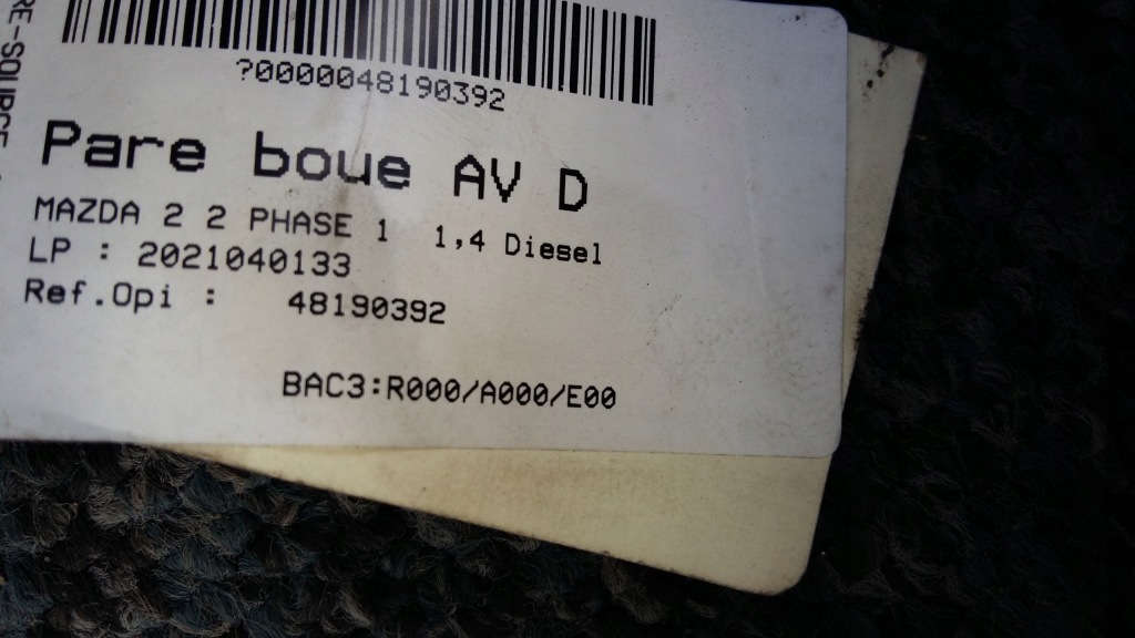 фото №4, Підкрилок передні праве mazda 2 ii 07-11