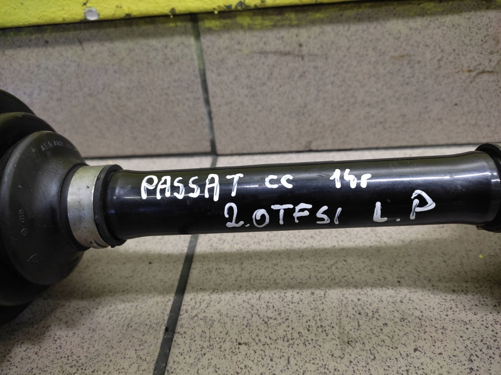 фото №6, Vw passat cc 2.0 tfsi привідний вал привідна ліва 3c8407271