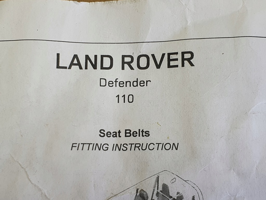 фото №12, Pas безопасности левый перед land rover defender ii l8b2 2020-