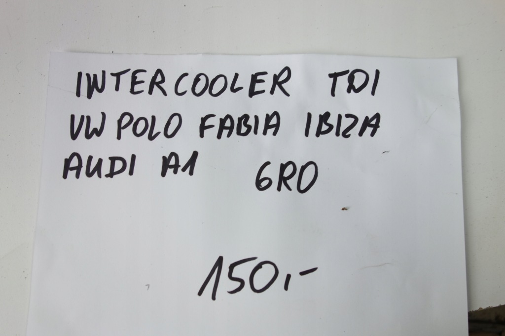 фото №5, Інтеркулер tdi vw polo ibiza fabia audi a1 6r0