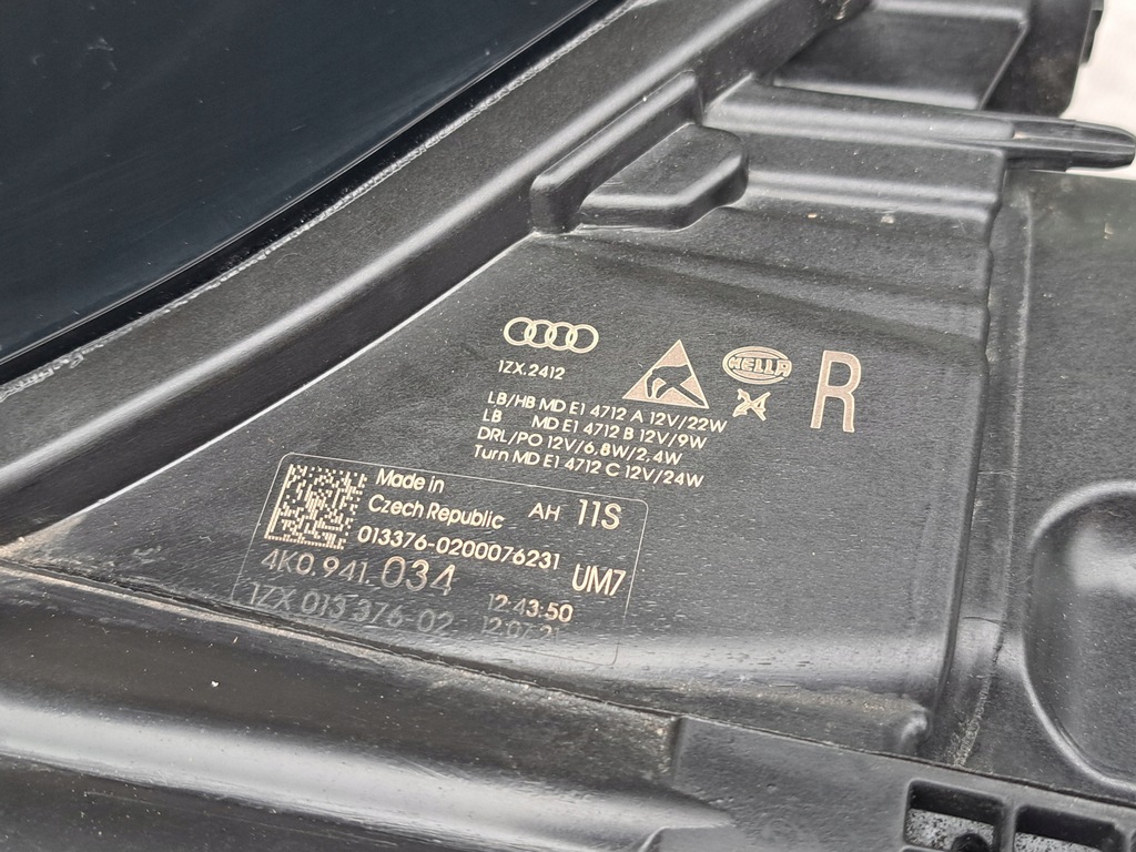 фото №10, Лампа права full led audi a6 c8 4k0941034