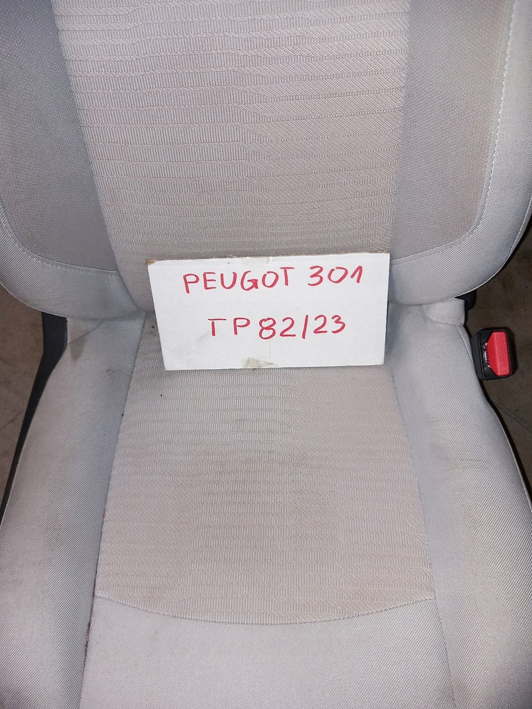фото №1, Сидіння пасажира світлий peugeot 301