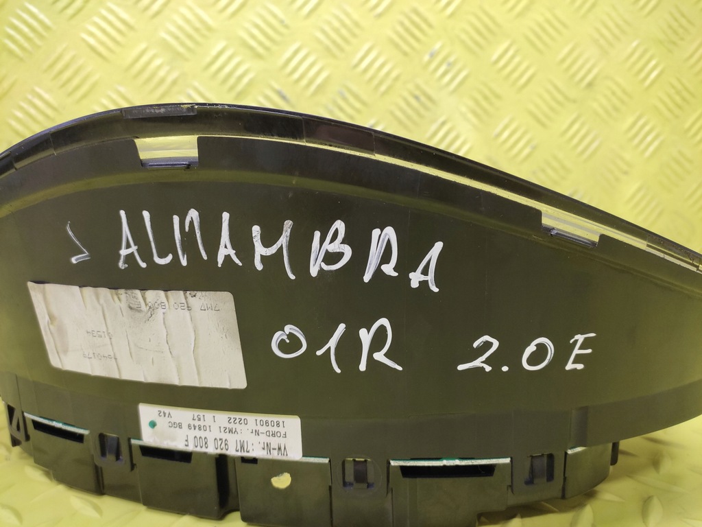 фото №8, Seat alhambra 2.0 счетчик приборы 7m7920800f