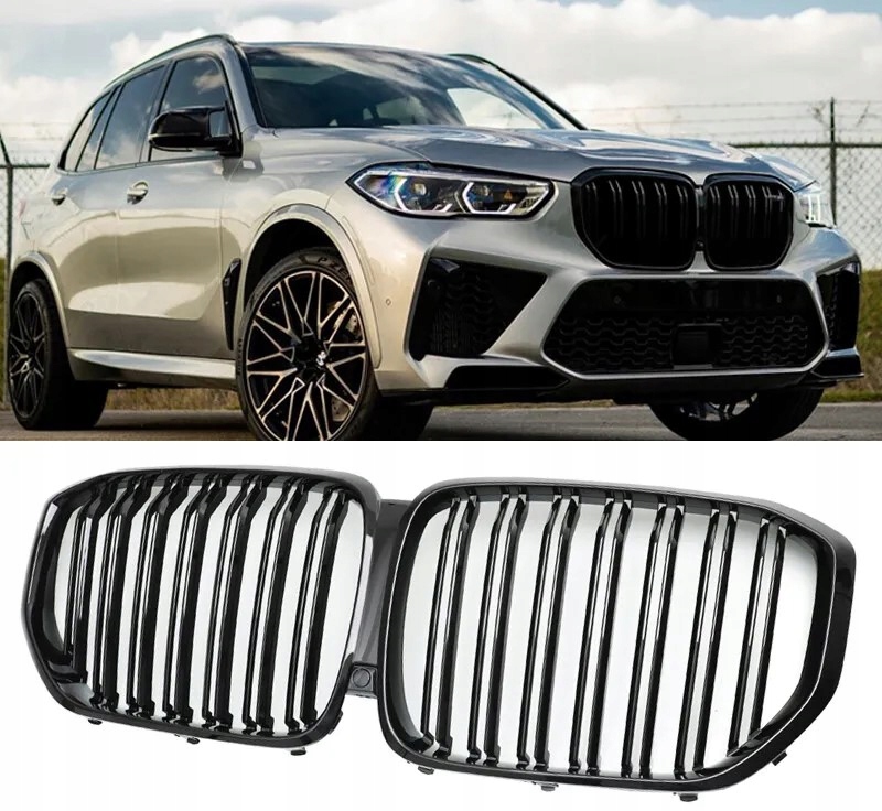 фото №1, Решётки радиатора решётка решётка радиатора bmw x5 g05 двойной чёрные
