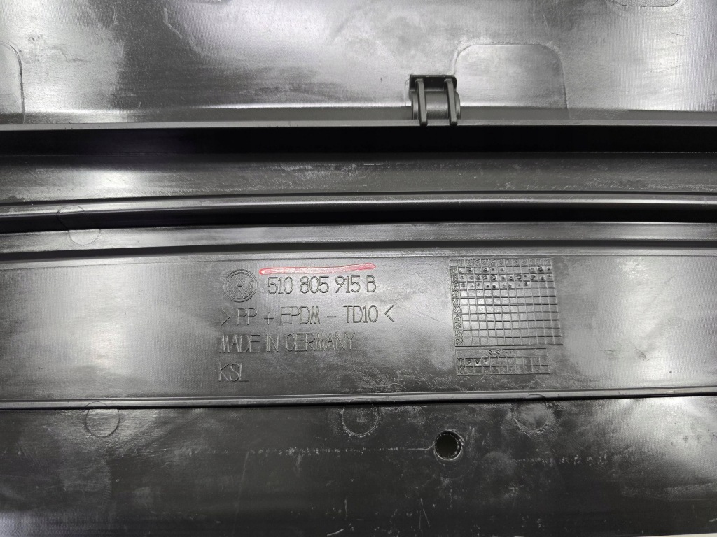 фото №8, Спойлер накладка плита бампера vw golf 7 sportsvan 510 lift 17- перед