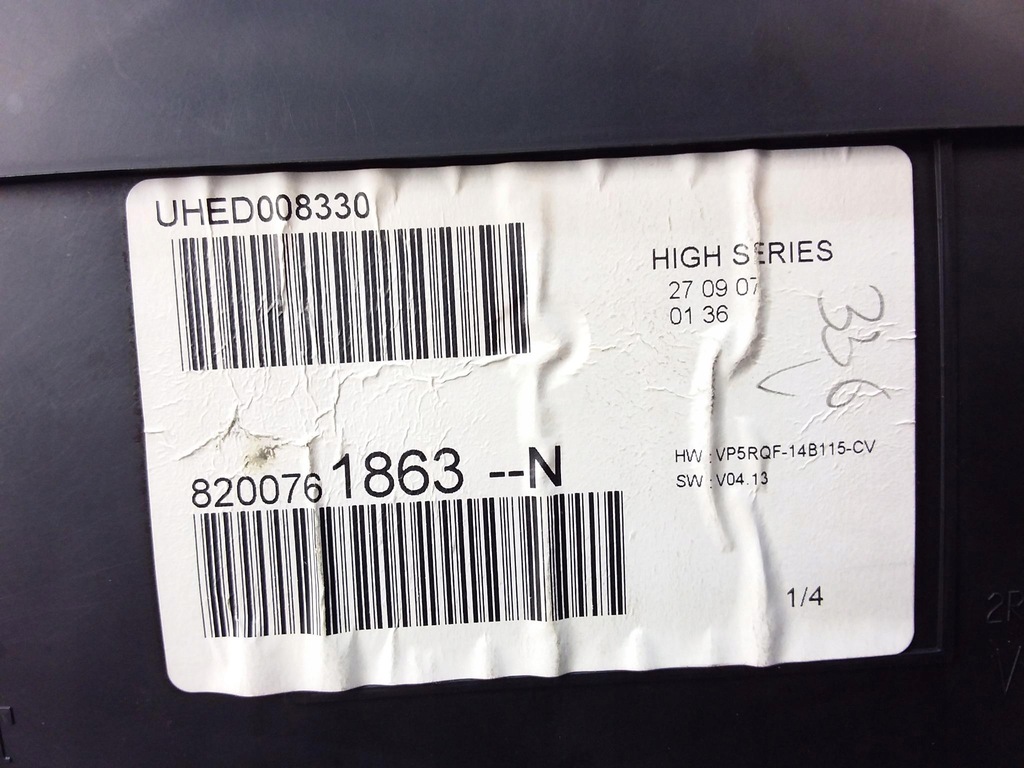 фото №5, Renault clio 3 iii 1.5dci счетчик приборная панель 8200761863